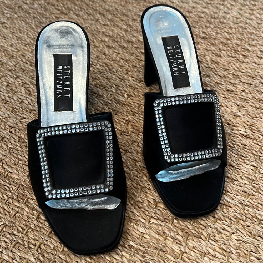 Stuart weitzman rhinestone sandals